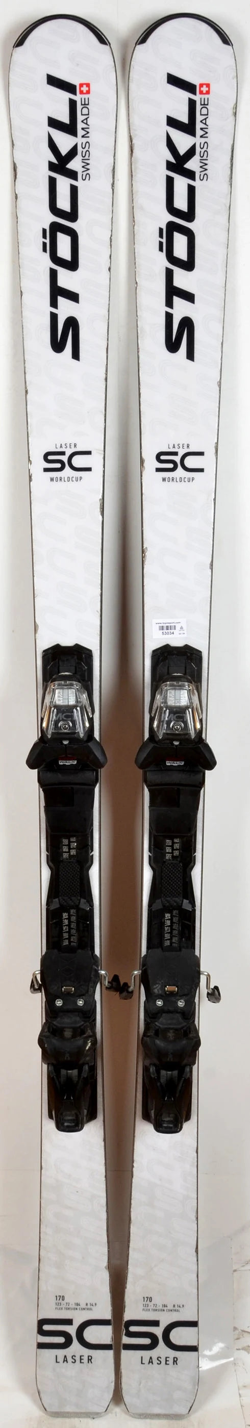 Stöckli LASER SC full white - skis d'occasion