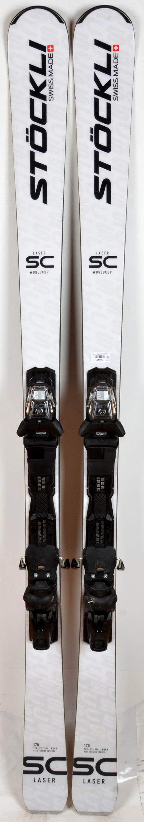 Stöckli LASER SC full white - skis d'occasion