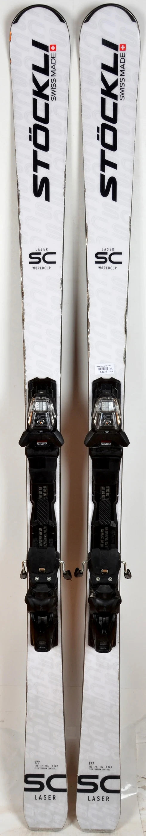 Stöckli LASER SC full white - skis d'occasion