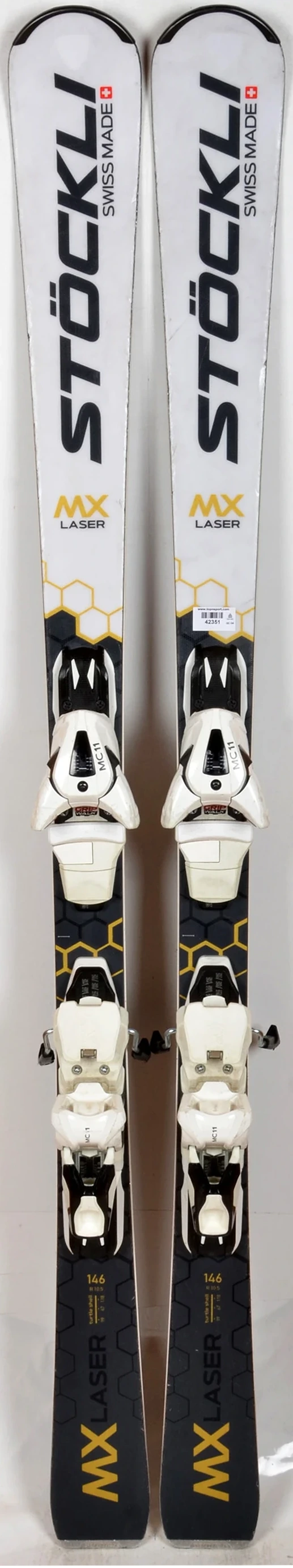Stöckli LASER MX white - skis d'occasion Femme