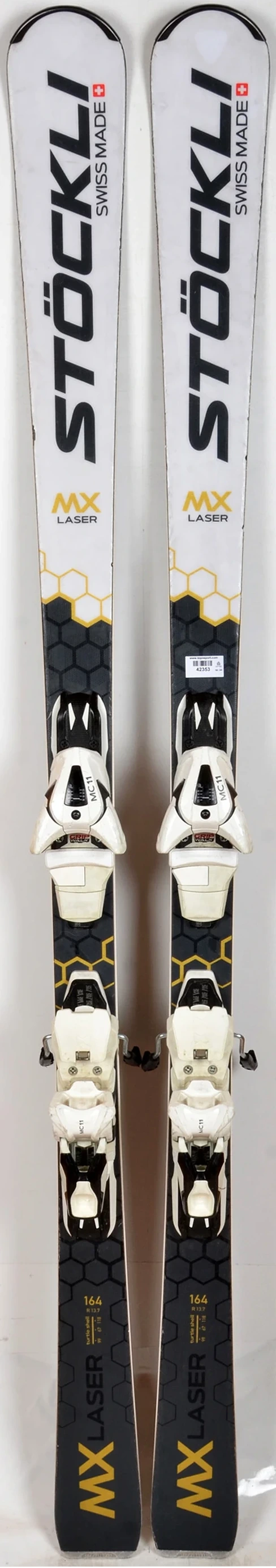 Stöckli LASER MX white - skis d'occasion Femme