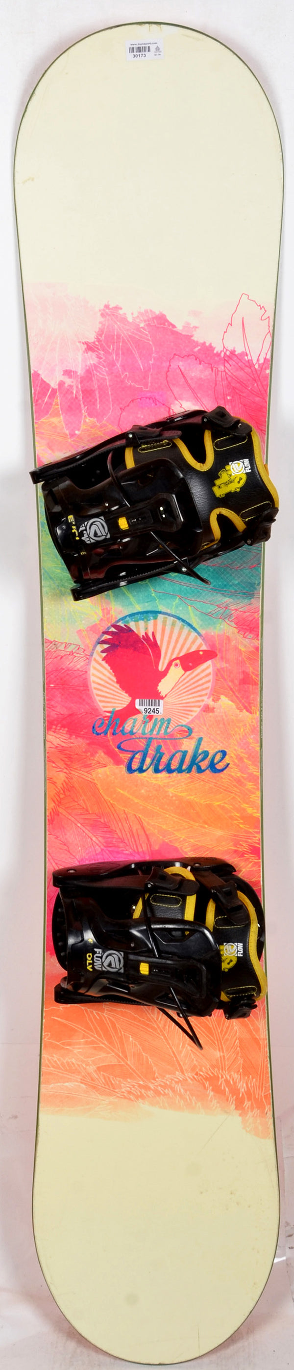 Pack Drake Charm + fixations - snowboard d'occasion