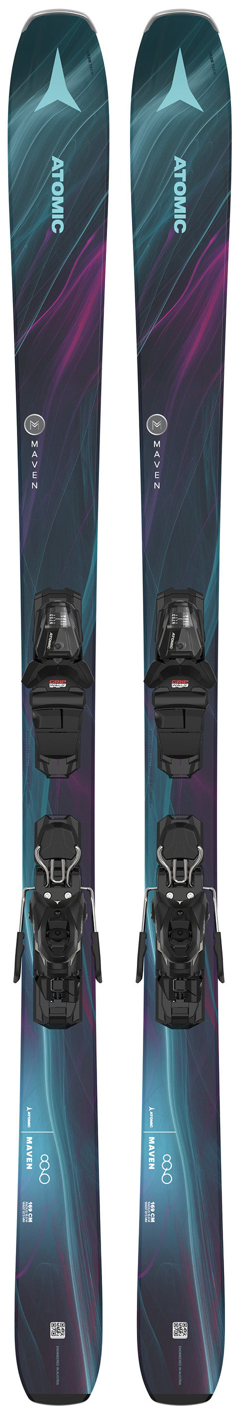 Pack neuf skis Atomic MAVEN 86 purple + Fixations M10 GW - neuf déstockage