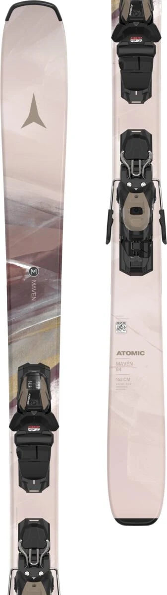 Pack neuf skis Atomic MAVEN 84 + fixations M10 GW black - neuf déstockage
