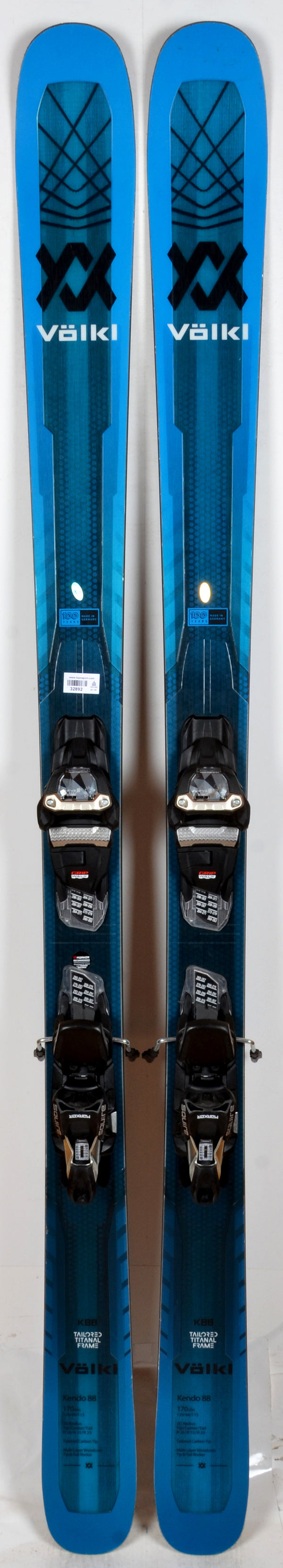 Völkl KENDO 88 + Marker Squire 11 GW - TEST 2024 - skis d'occasion