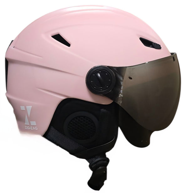Casque De Ski Cébé Turquoise/Rose – Double Protection Intérieure – Taille Unique
