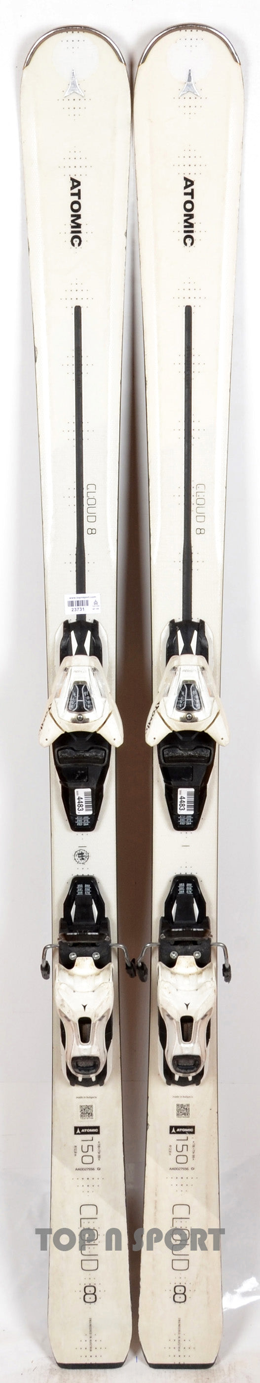 Atomic CLOUD EIGHT white/black - skis d'occasion Femme