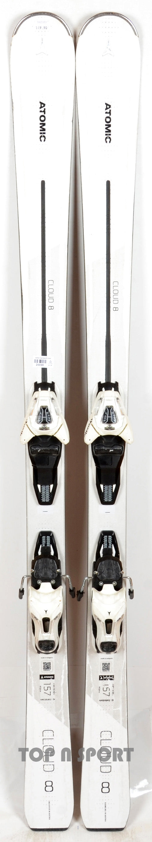 Atomic CLOUD EIGHT white/black - skis d'occasion Femme