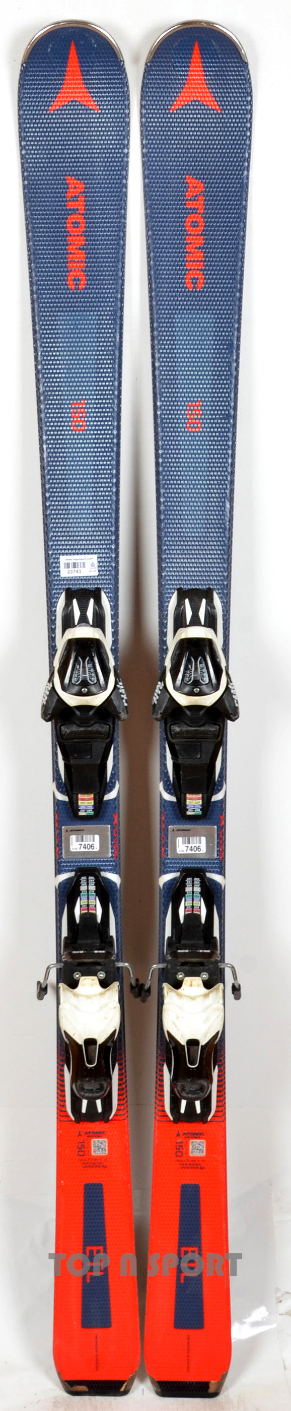 Atomic ETL blue / red - skis d'occasion