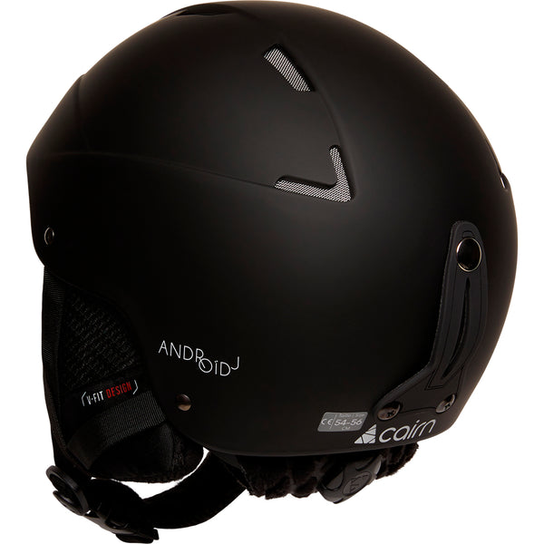 Cairn Android J Mat Black - casque de ski neuf Junior