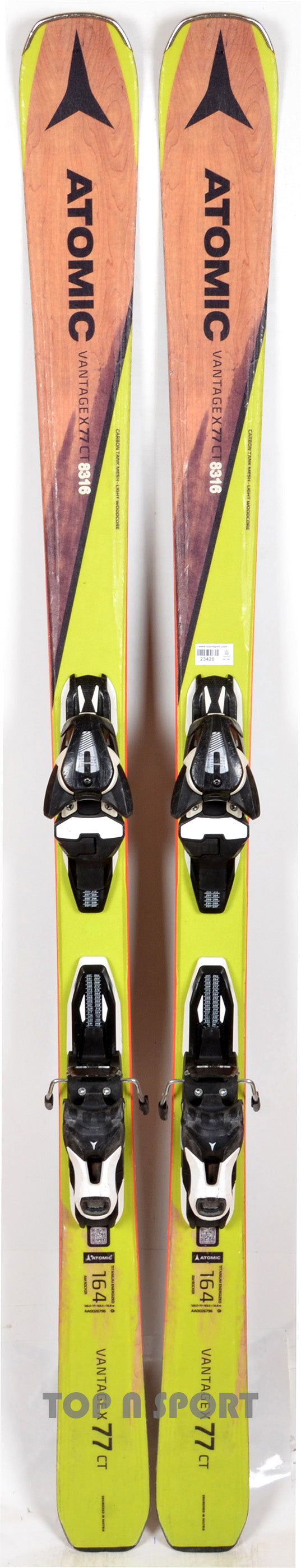 Atomic VANTAGE X 77 CT yellow - skis d'occasion