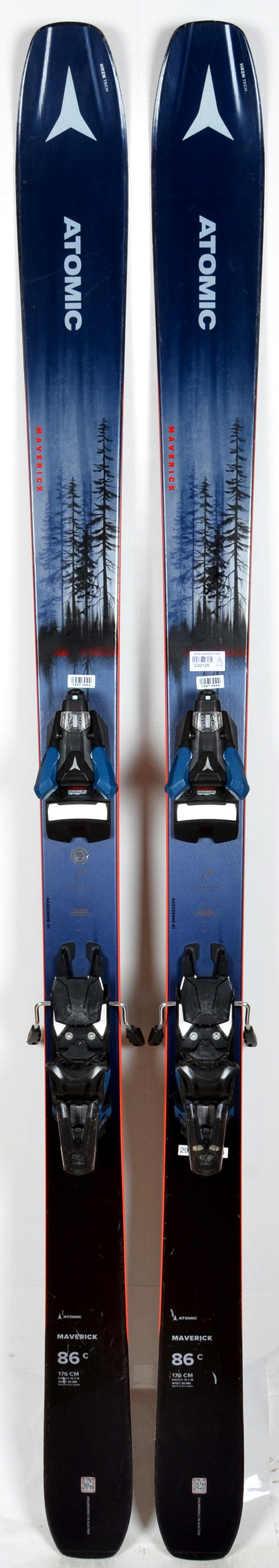 Atomic MAVERICK 86 C + fixations - TEST 2023 - skis d'occasion