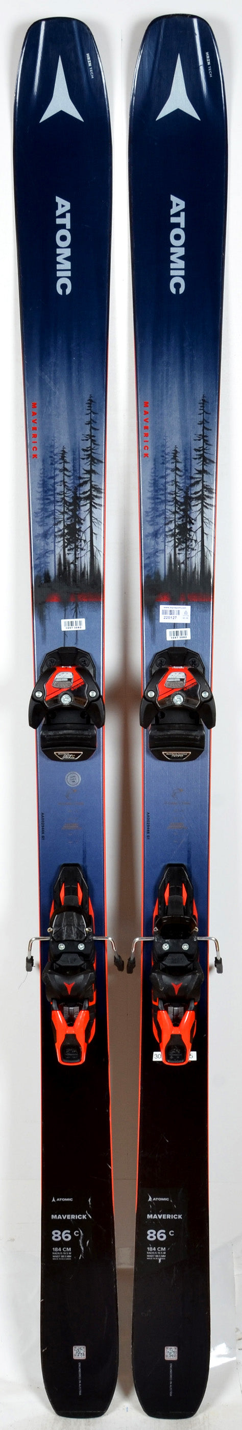 Atomic MAVERICK 86 C + fixations - TEST 2023 - skis d'occasion