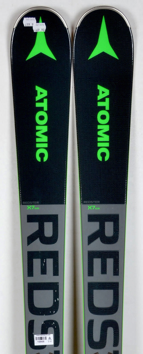 Pack neuf skis Atomic REDSTER X7 WB Green + F12 GW - neuf déstockage