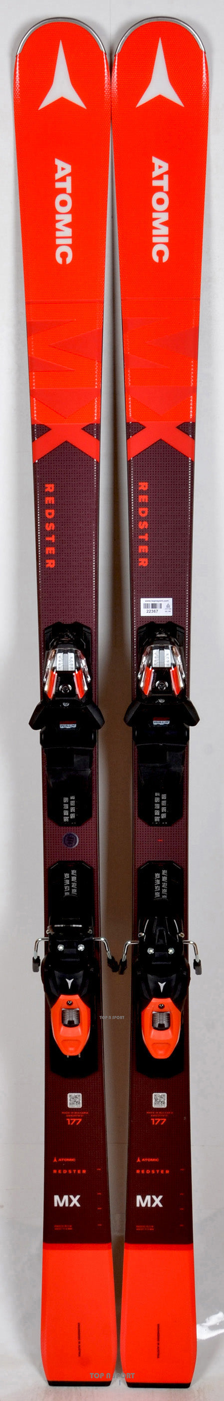 Pack neuf skis Atomic REDSTER MX full red + Fixations M10 GW - neuf déstockage