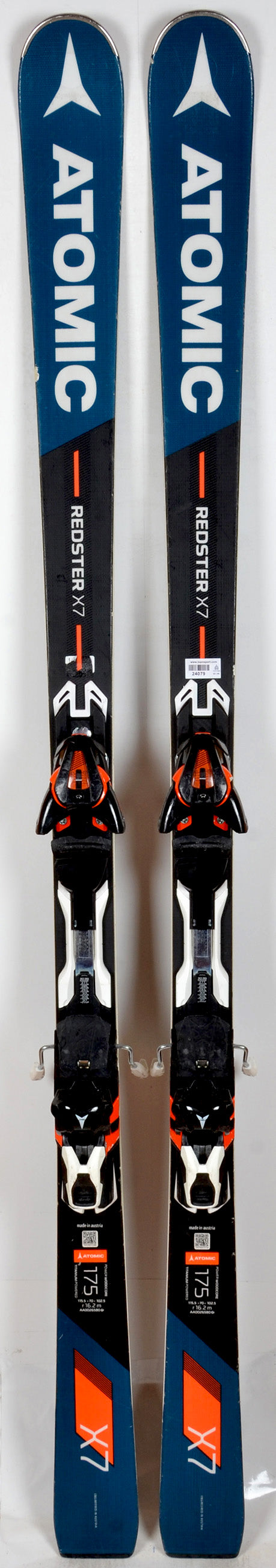 Atomic REDSTER X7 black - skis d'occasion