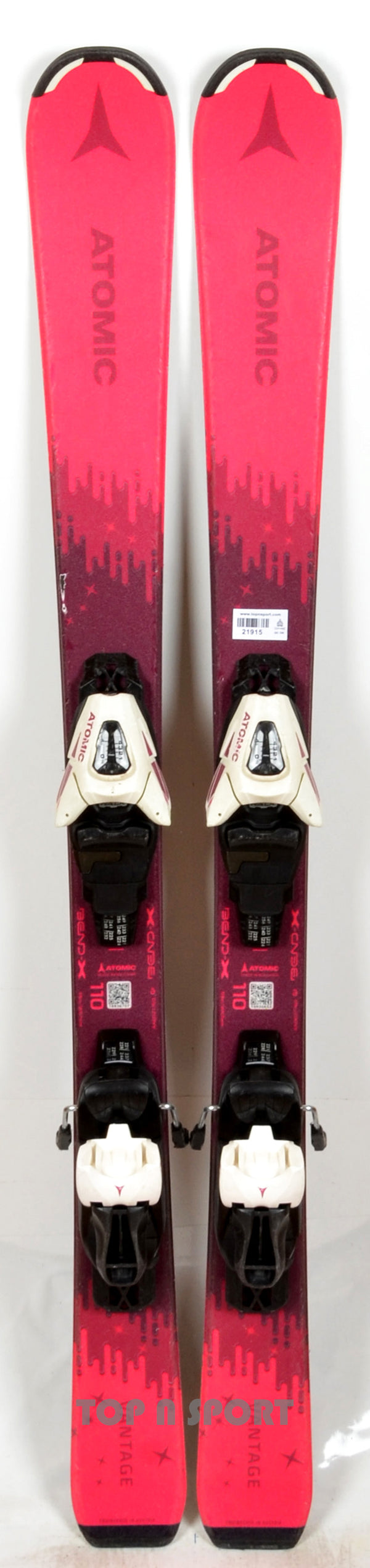 Atomic VANTAGE GIRL X pink / purple - skis d'occasion Junior