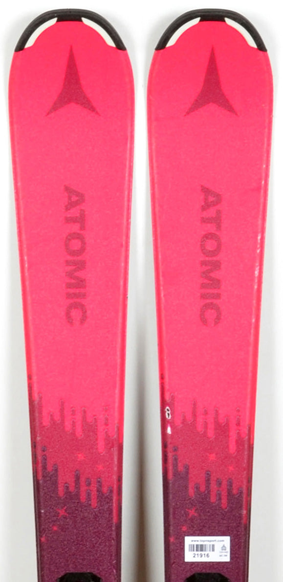 Atomic VANTAGE GIRL X pink / purple - skis d'occasion Junior