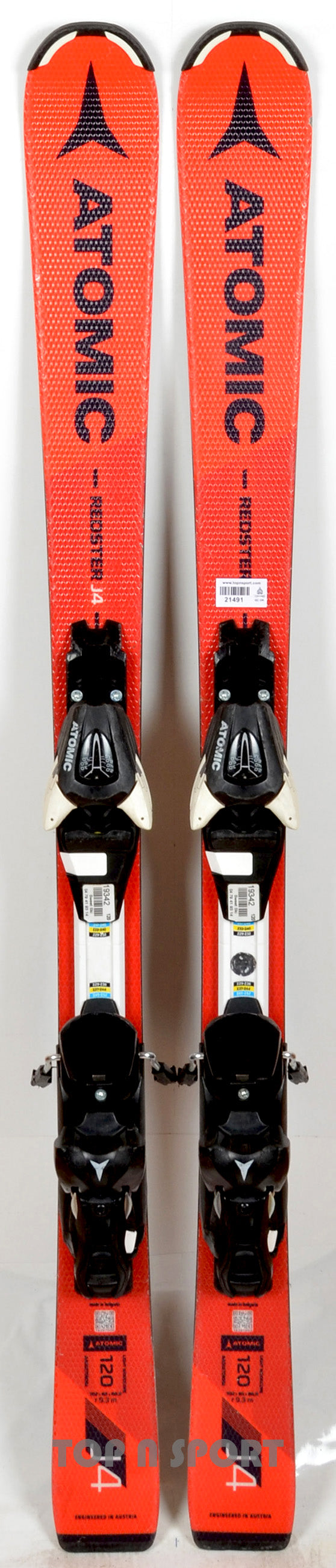 Atomic REDSTER J4 full red - skis d'occasion Junior