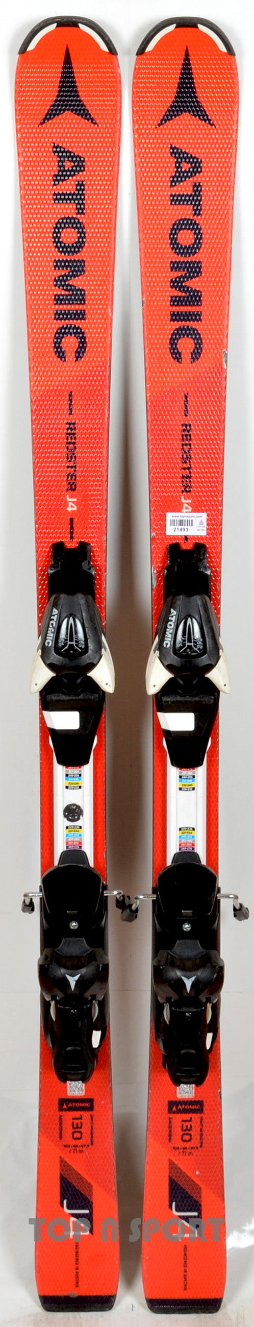 Atomic REDSTER J4 full red - skis d'occasion Junior
