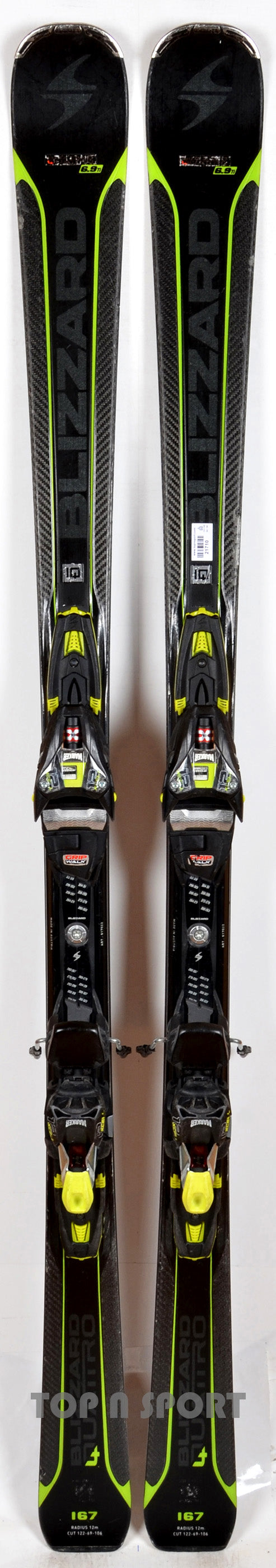 Blizzard QUATTRO 6.9 Ti - skis d'occasion