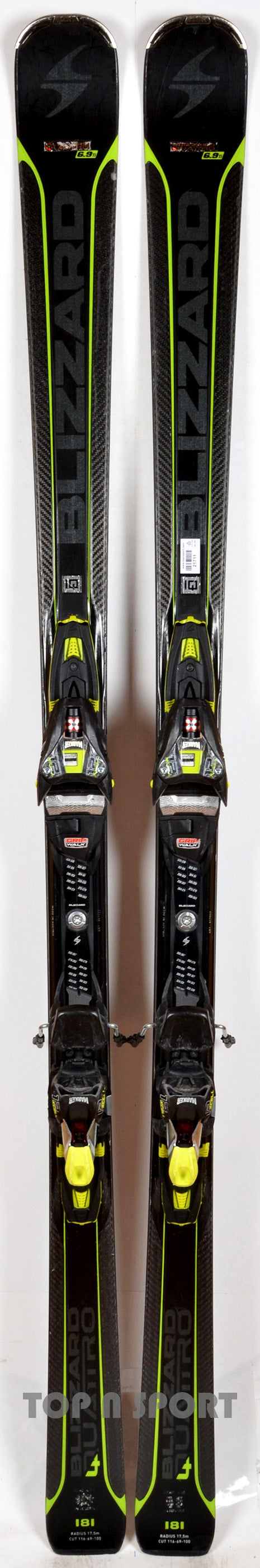 Blizzard QUATTRO 6.9 Ti - skis d'occasion
