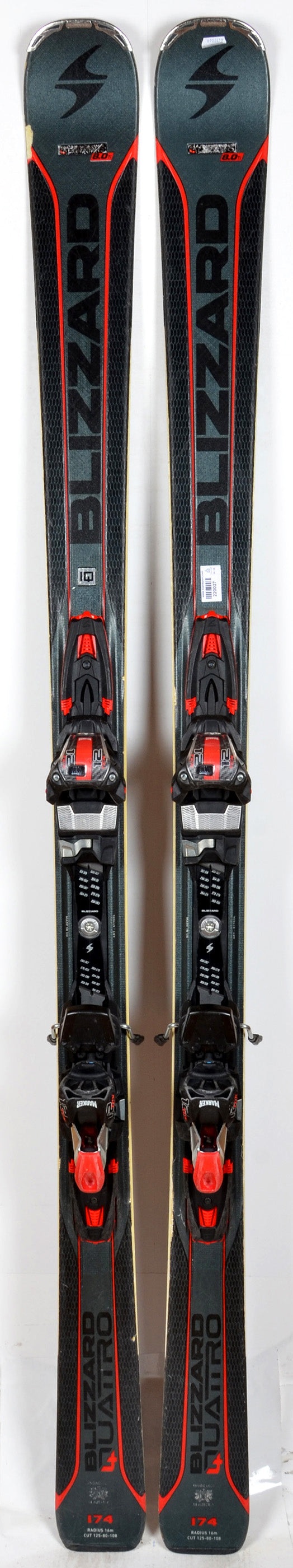 Blizzard QUATTRO 8.0 Ti - skis d'occasion