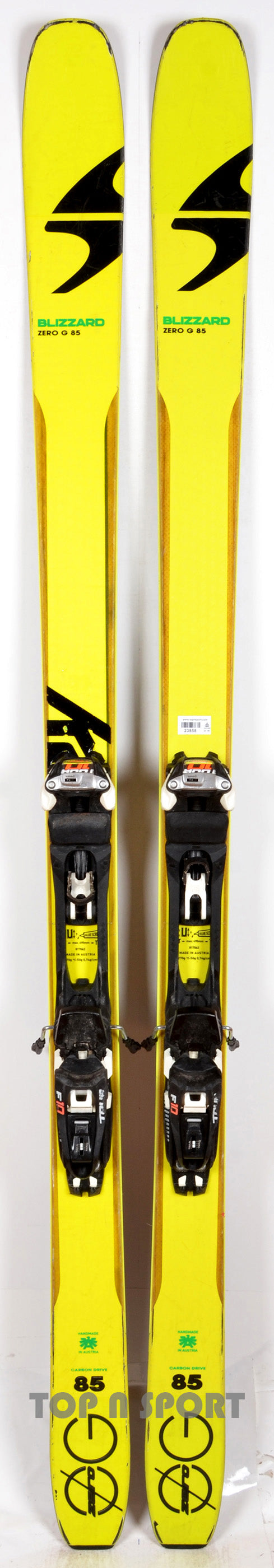Blizzard ZERO G 85 + MARKER F10 - skis d'occasion