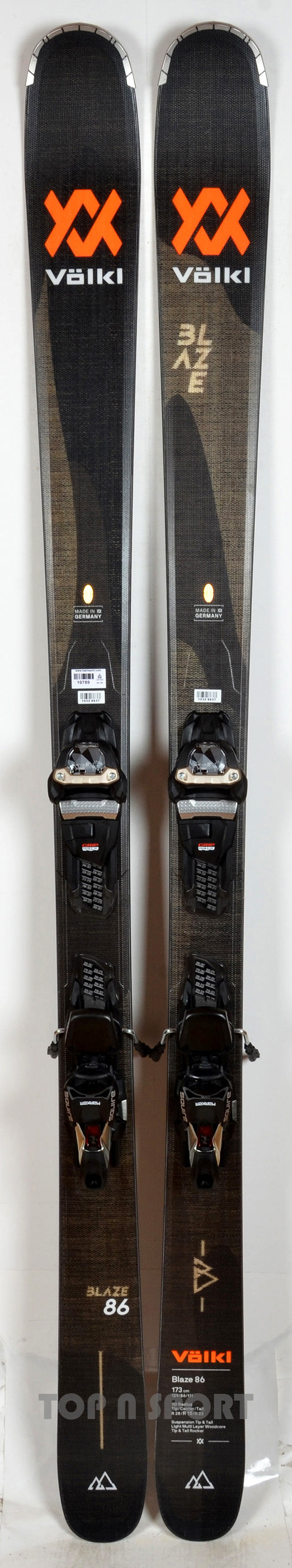 Pack skis neufs Völkl BLAZE 86 Grey + Marker Squire 11 - neuf déstockage
