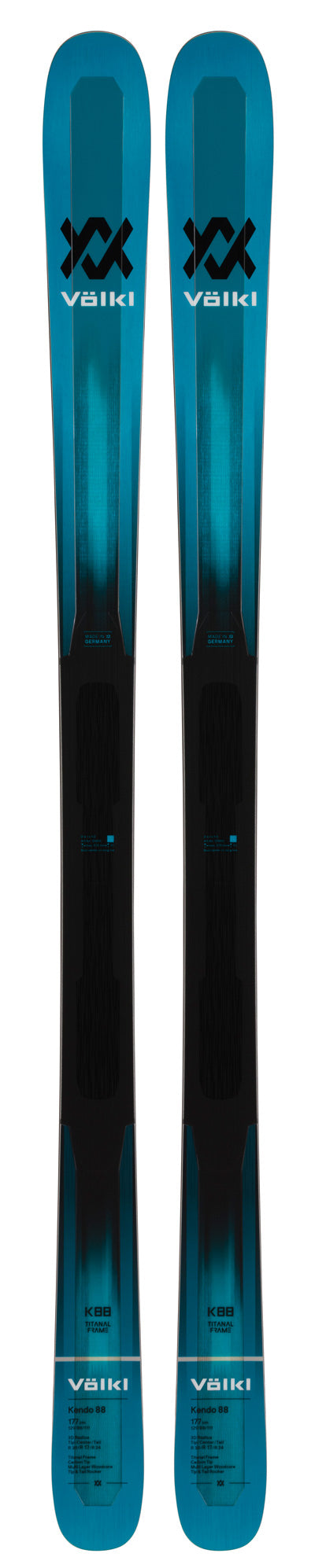 Völkl KENDO 88 (skis nus - fixations en option) - neuf déstockage