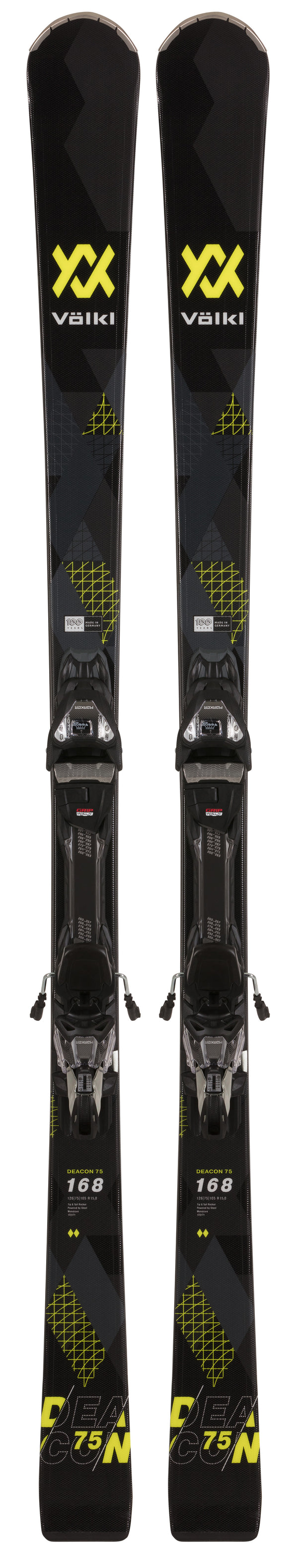 Pack neuf skis Völkl DEACON 75 + Vmotion 10 - neuf déstockage