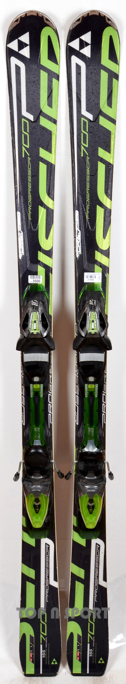 Fischer PROGRESSOR 700 black / green - skis d'occasion