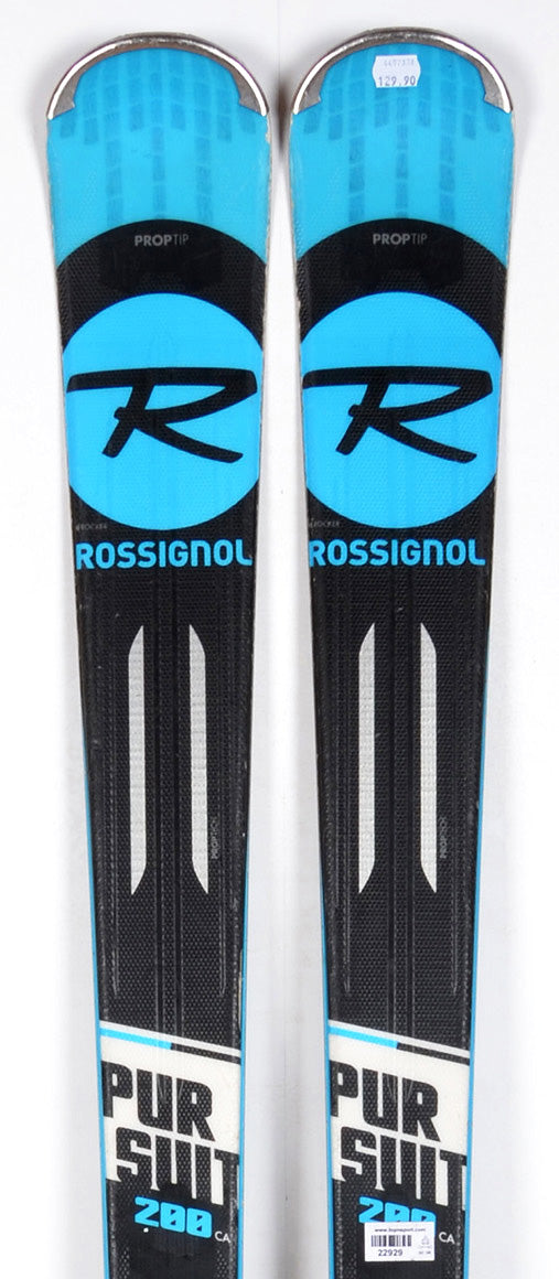 Rossignol PURSUIT 200 black blue - skis d'occasion