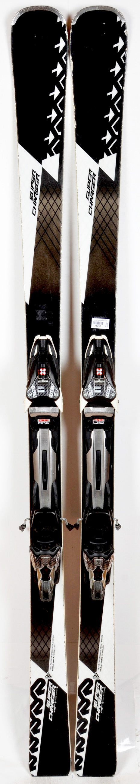 K2 SUPER CHARGER black / white - skis d'occasion