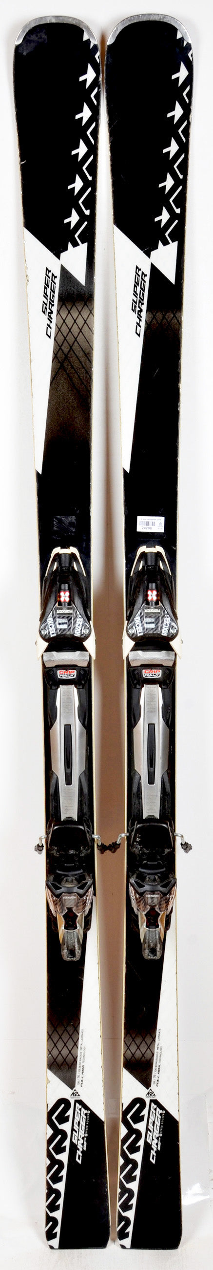 K2 SUPER CHARGER black / white - skis d'occasion