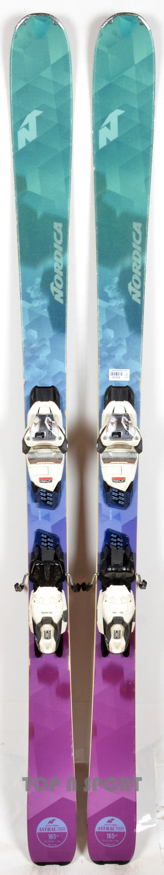 Nordica ASTRAL 78 R - skis d'occasion Femme