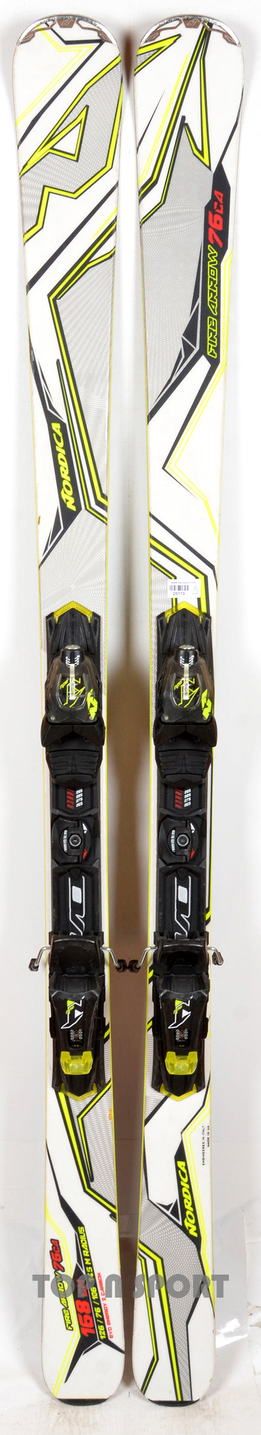 Nordica FIRE ARROW 76 CA white - skis d'occasion