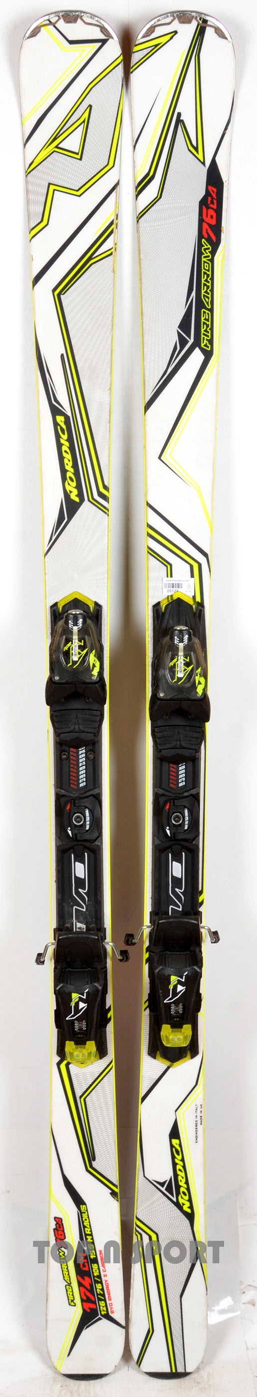 Nordica FIRE ARROW 76 CA white - skis d'occasion