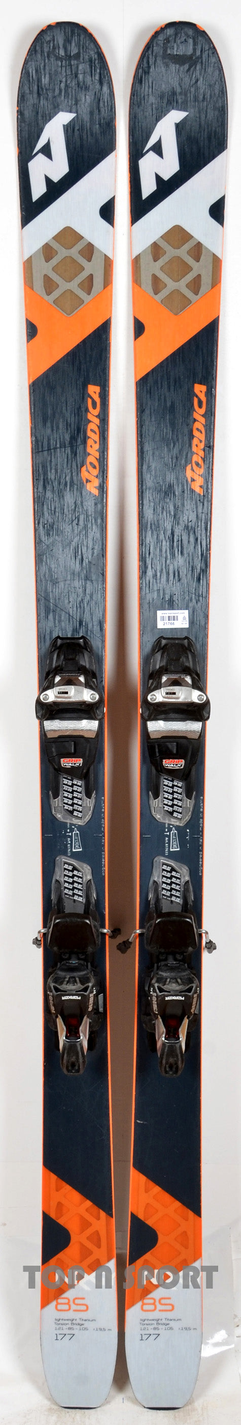 Nordica NRGY 85 black - skis d'occasion