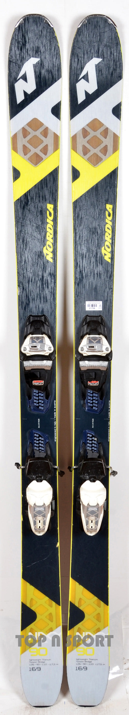 Nordica NRGY 90 black - skis d'occasion – Top N Sport