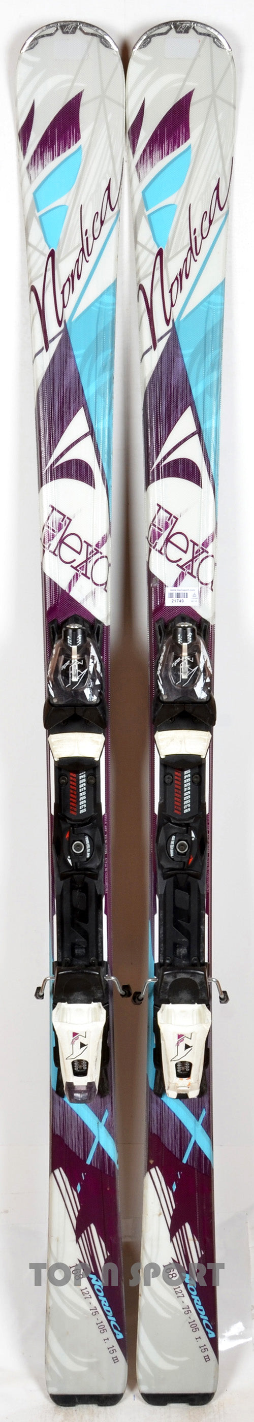 Nordica ELEXA white - skis d'occasion Femme