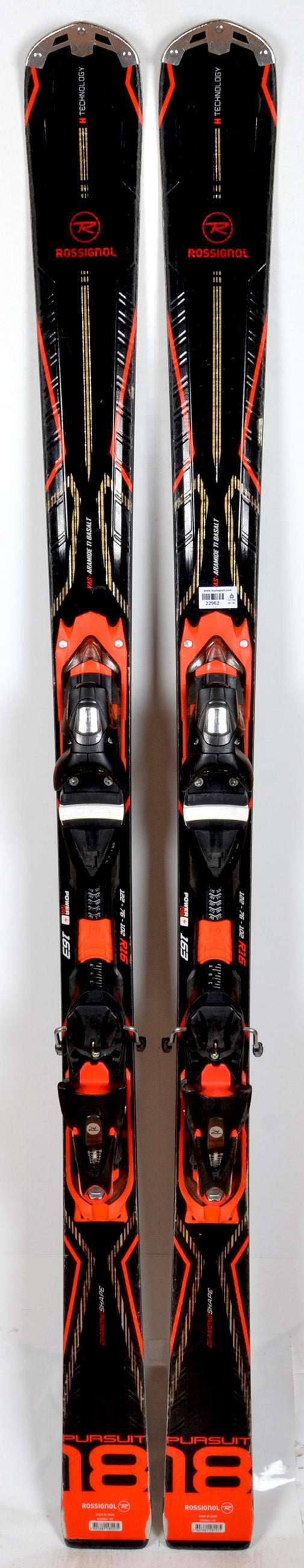 Rossignol PURSUIT 18 AR/BSLT - skis d'occasion