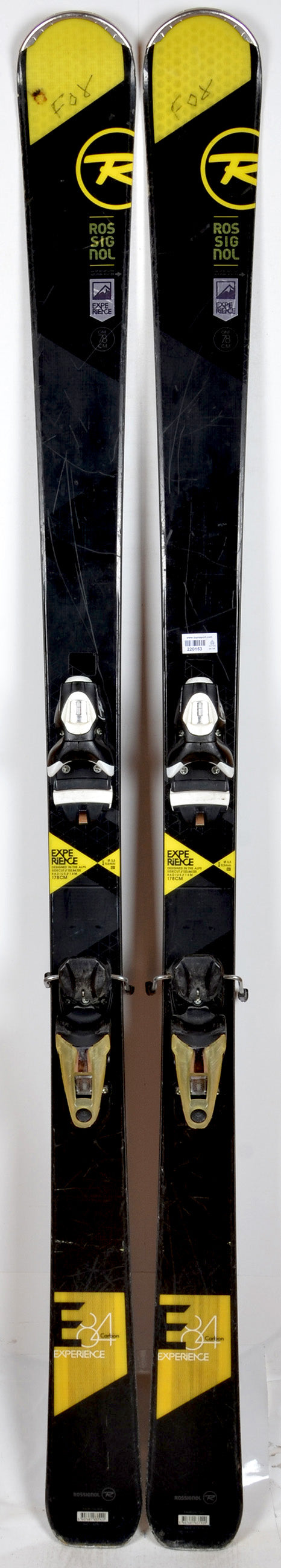 Rossignol EXPERIENCE 84 HD black - skis d'occasion