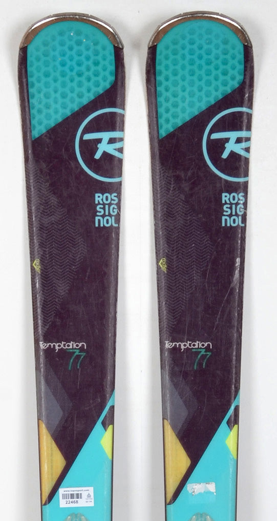 Rossignol TEMPTATION 77 purple - skis d'occasion Femme