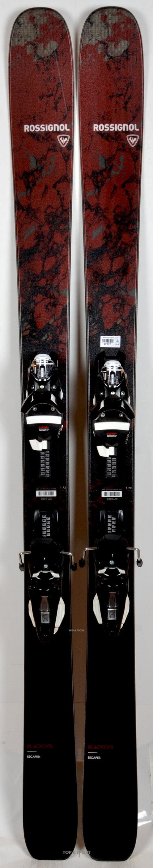 Pack neuf skis Rossignol BLACKOPS ESCAPER + Fixations NX 12 - neuf déstockage
