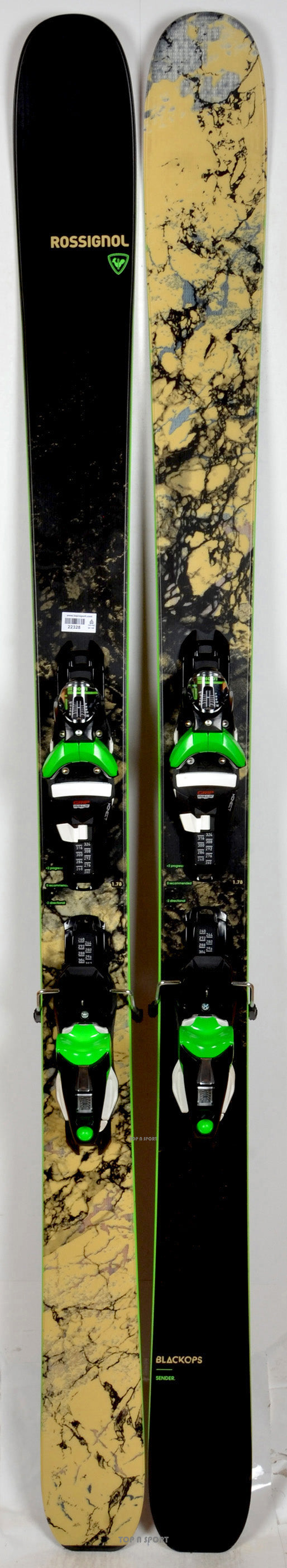 Pack neuf skis Rossignol BLACKOPS SENDER + NX 12 - neuf déstockage