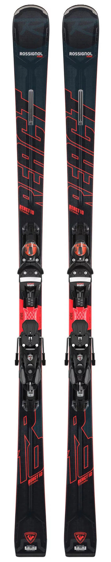 Pack neuf skis Rossignol REACT R10 Ti + SPX 12 - neuf déstockage