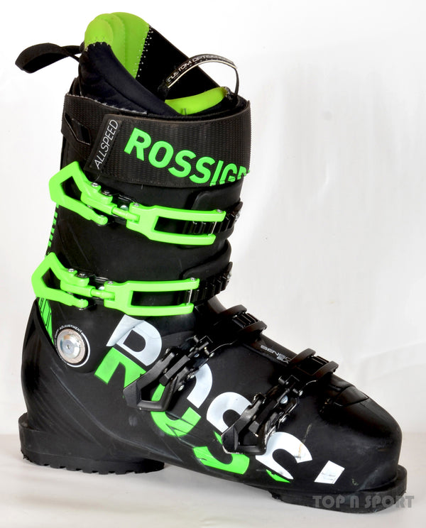 Rossignol ALLSPEED PRO 100 black / green - Chaussures de ski d'occasion