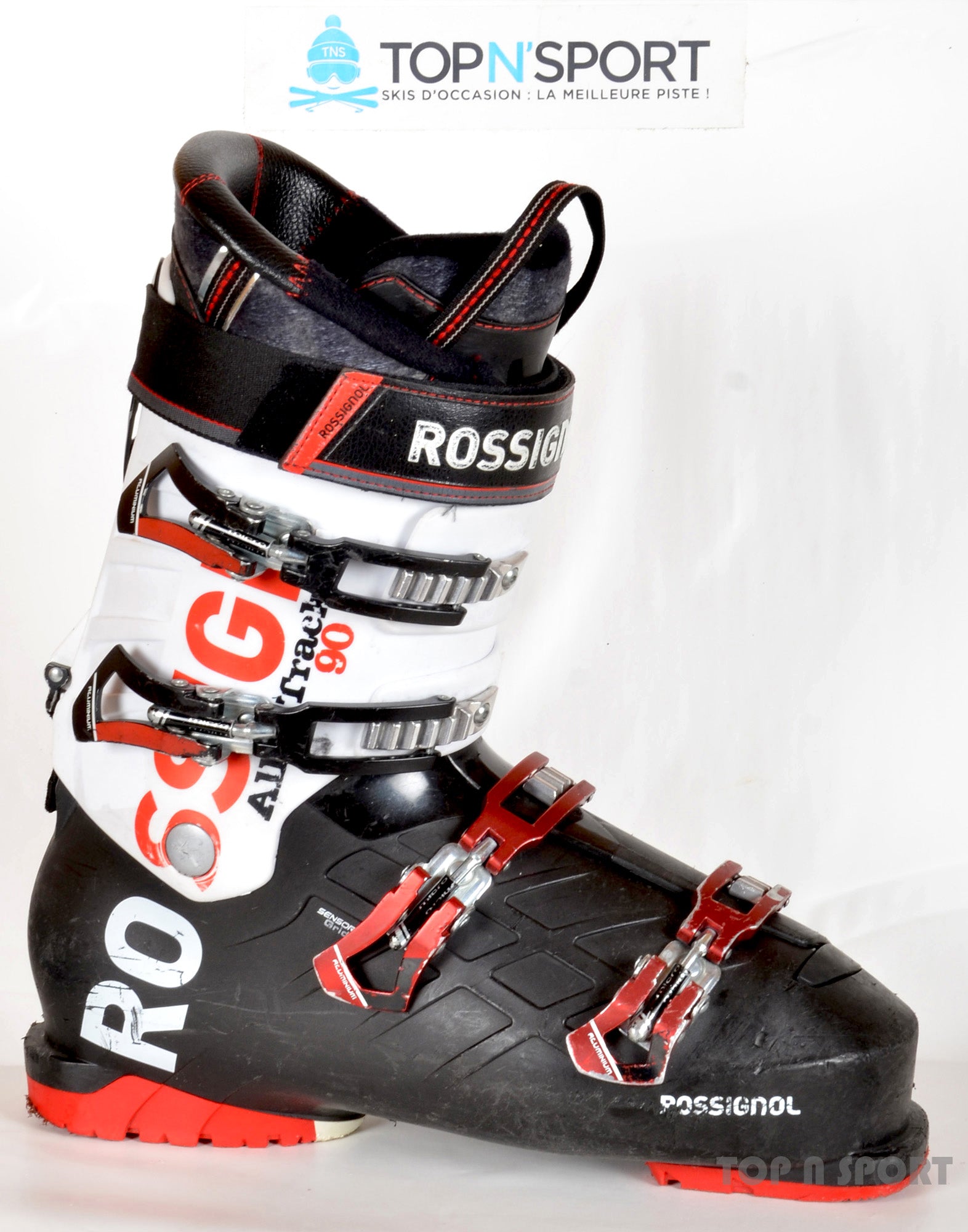 Rossignol HERO J4 white / black - Chaussures de ski d'occasion Junior Rossignol HERO J4 white / black - Chaussures de ski d'occasion Junior