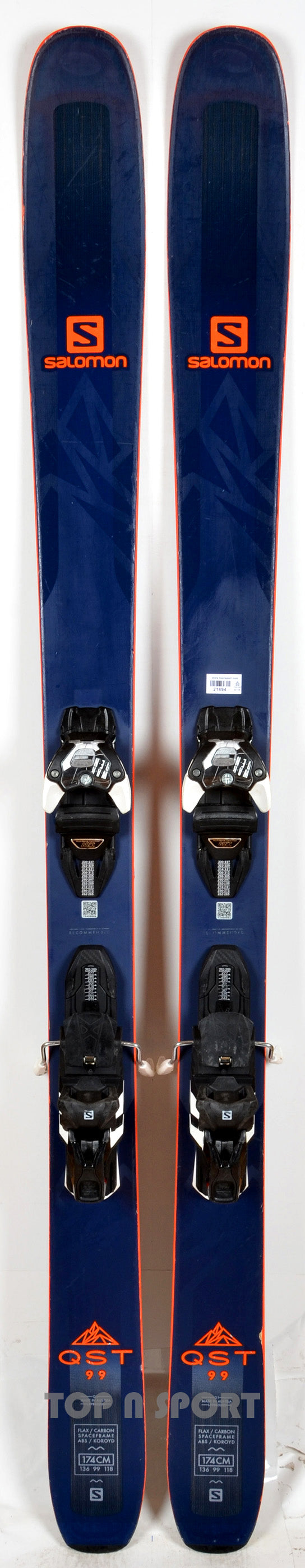 Salomon QST 99 blue - skis d'occasion
